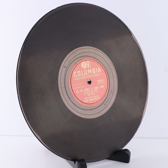 Roy Acuff - That Glory Bound Train / All The World 1946 10" 78 rpm Record 36974 - Picture 12 of 16
